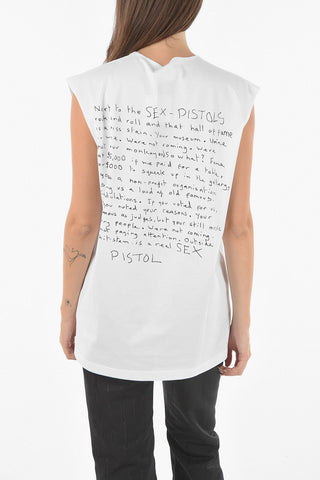 JUNYA WATANABE Crewneck SEX PISTOLS Printed Sleeveless T-shirt