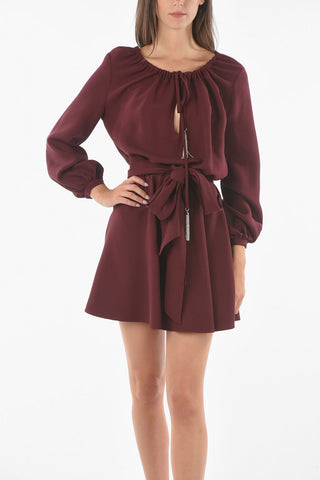 Chemisier Off-Shoulder in Misto Seta con Coulisse