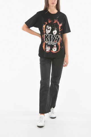 JUNYA WATANABE Short Sleeved Printed KISS Crewneck T-shirt