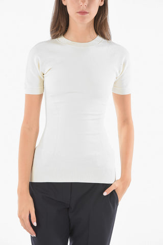 Crew Neck Stretch Fabric Super Slim Fit T-Shirt