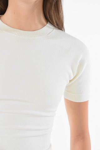 Crew Neck Stretch Fabric Super Slim Fit T-Shirt