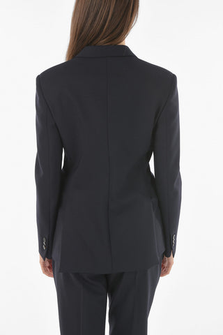 Wool Blend Lined SUPER SKINNY FIT Single Breasted Blazer