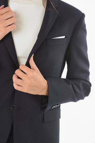 Wool Blend Lined SUPER SKINNY FIT Single Breasted Blazer