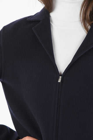 Cashmere Zip-up Overshirt