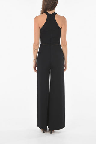 Jumpsuit Cropped Fit con Spalline Criss Cross