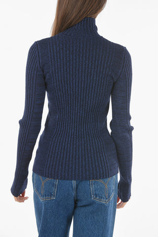 Maglione In Lana Merino CITY Con Maxi Cursore Zip