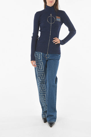 Maglione In Lana Merino CITY Con Maxi Cursore Zip