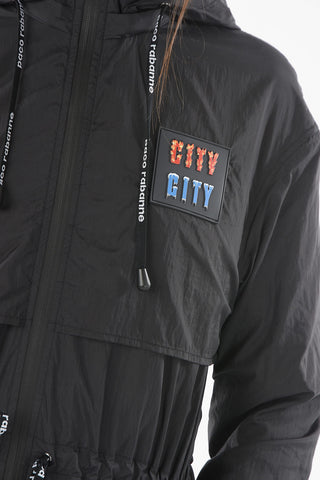 Hooded Long Windbreaker CITY With Coulisse