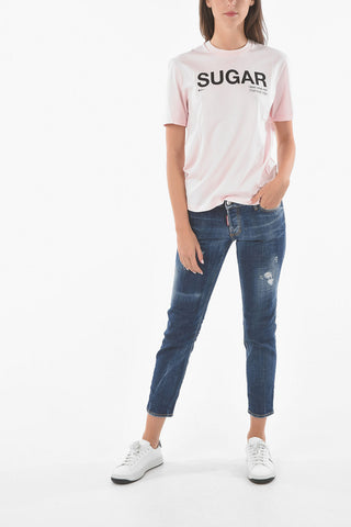 Cotton Solid Color SUGAR T-shirt