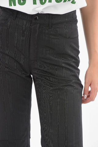 WHITE LINE Pantaloni Regular Fit A Vita Alta Con Zip Sulle Caviglie