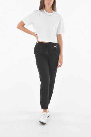 Pearl Necklace Printed Slim Fit Cropped T-Shirt