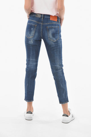 Distressed JENNIFER CROPPED FIT Jeans