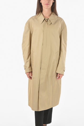 JUNYA WATANABE Silk-blend Trench with Wild Baroque VERSACE Print
