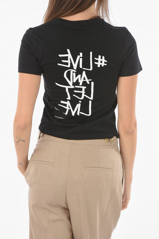 T-shirt PETIT FIT LIVE AND LET LIVE Stampata