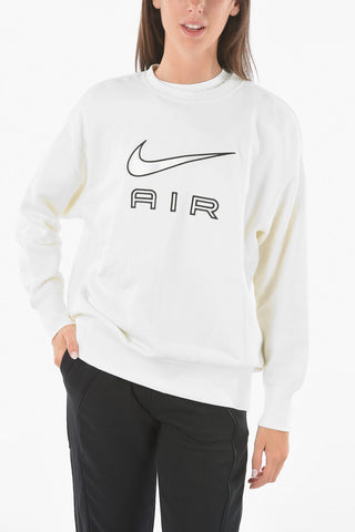 AIR Contrasting Embroidered CrewNeck Sweatshirt