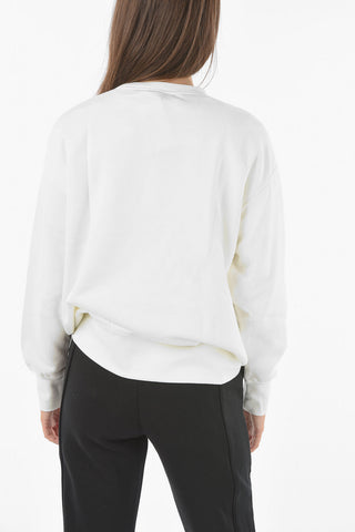 AIR Contrasting Embroidered CrewNeck Sweatshirt