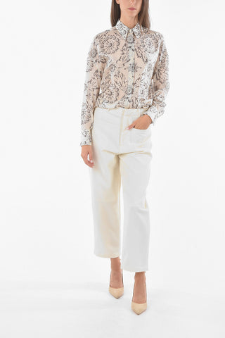 Ribbed Virgin Wool Baggy Pants