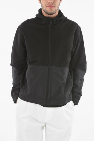 ZZEGNA Zipped Brushed Cotton Hoodie