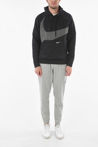 Sweatshirt Active THERMA-FIT with Hood and Oversized Patch Front Pocket