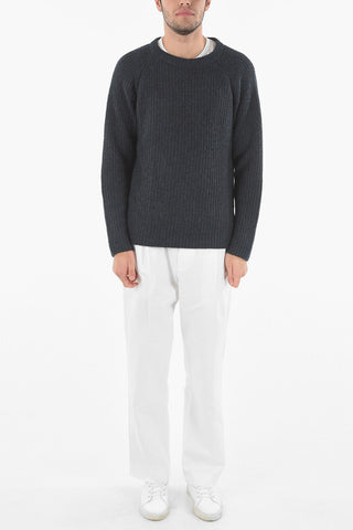Crew Neck Cashmere Blend Sweater