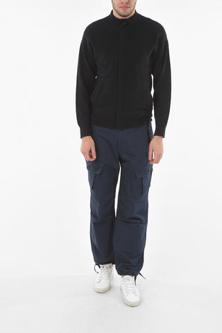 ZZEGNA Hidden Zip Cashmere Blend Cardigan