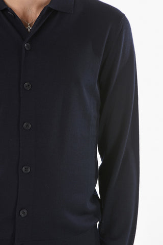 ZZEGNA Polo Neck Wool Sweater