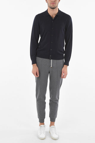 ZZEGNA Polo Neck Wool Sweater