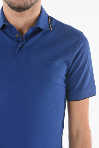 ZZEGNA Polo A Maniche Corte Con Logo