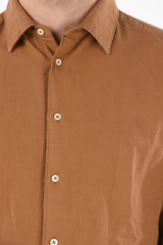 Flanell Shirt with Spread Collar