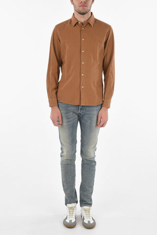 Flanell Shirt with Spread Collar