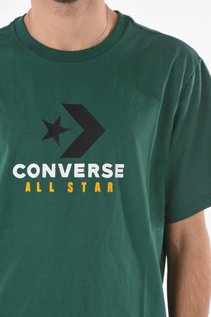 ALL STAR Rundhals-T-Shirt mit Front-Logo-Print