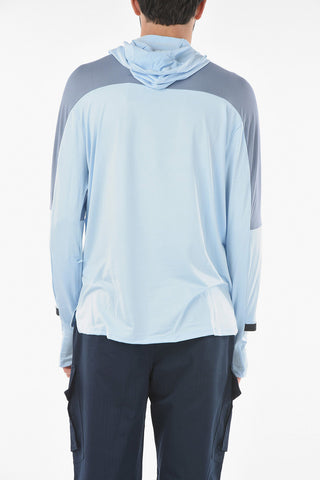 Contrasting Printed Lightweight DRI-FIT Hoodie
