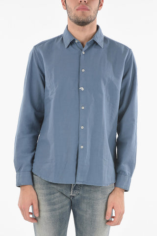 Flanell Shirt with Spread Collar