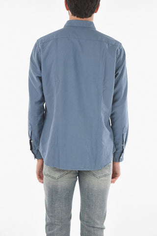 Flanell Shirt with Spread Collar