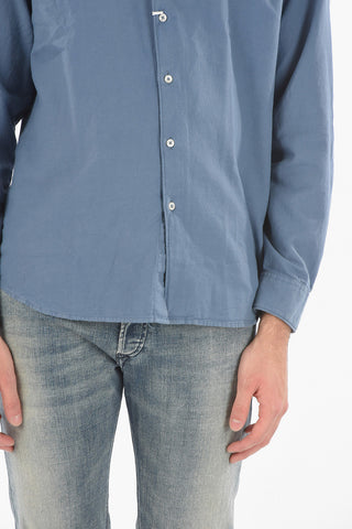 Flanell Shirt with Spread Collar