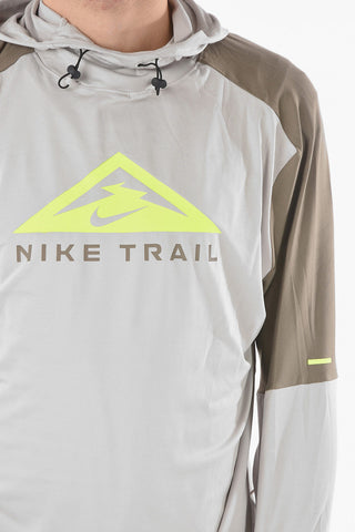 Contrasting Printed Lightweight DRI-FIT Hoodie
