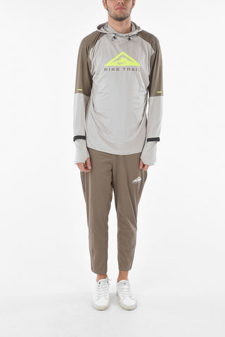 Contrasting Printed Lightweight DRI-FIT Hoodie