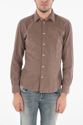 Ribbed Velvet Shirt