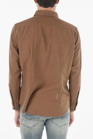 Camicia Colletto Italiano in Flanella