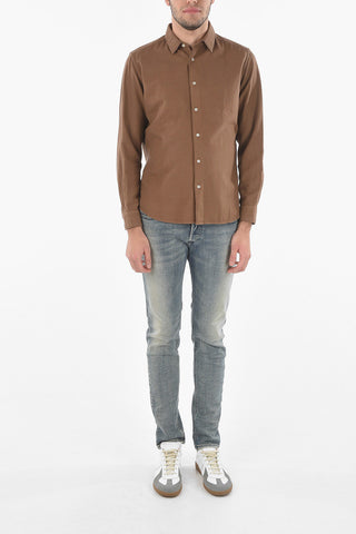 Camicia Colletto Italiano in Flanella