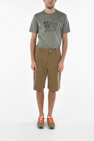 Belt Loop CARPENTER Cotton Blend Shorts