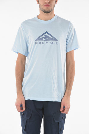 Rundhals-T-Shirt mit Frontprint