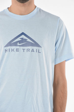 Rundhals-T-Shirt mit Frontprint
