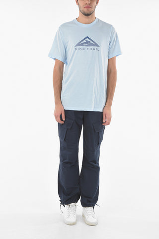 Crewneck T-Shirt with Front Print