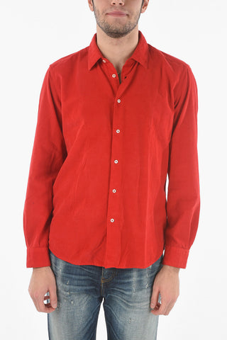 Camicia in Velour a Costine 