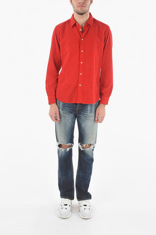 RIbbed Velour Shirt