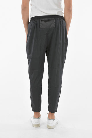Joggers a Tinta Unita con Zip alla Caviglia
