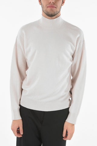 Cashmere Blend Mock Neck Jumper