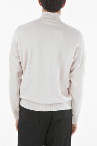 Cashmere Blend Mock Neck Jumper