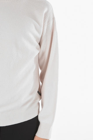 Cashmere Blend Mock Neck Jumper